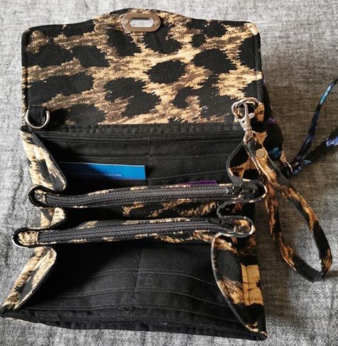 Animal print brown inside